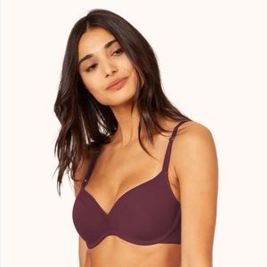 NWT Lively The No-Wire Push-Up in Plum